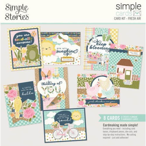 Simple Stories - Simple Cards Card Kit - Fresh Air - FRA21630