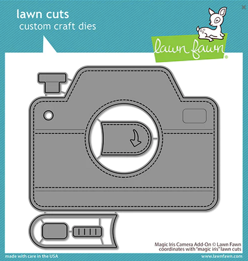 Lawn Fawn - Fawn Cuts Custom Craft Die - Magic Iris - Camera Add-On Dies ( LF2344)