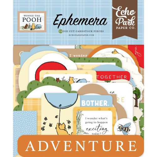 Echo Park - Cardstock Ephemera 33/Pkg - Icons - Winnie The Pooh - TP363024