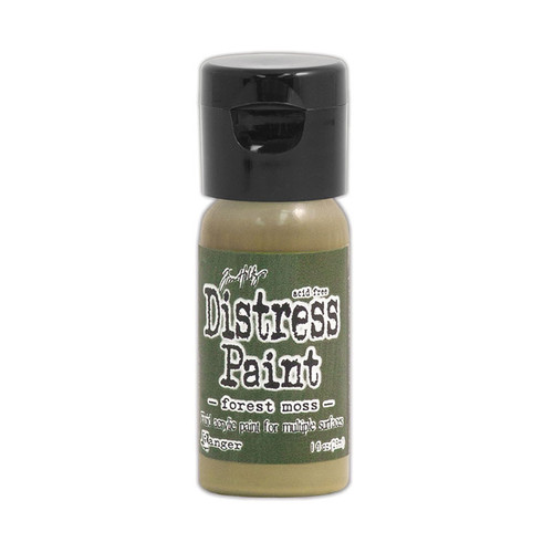 Tim Holtz / Ranger - Distress Paint W/Flip Top - Forest Moss - TDF53064