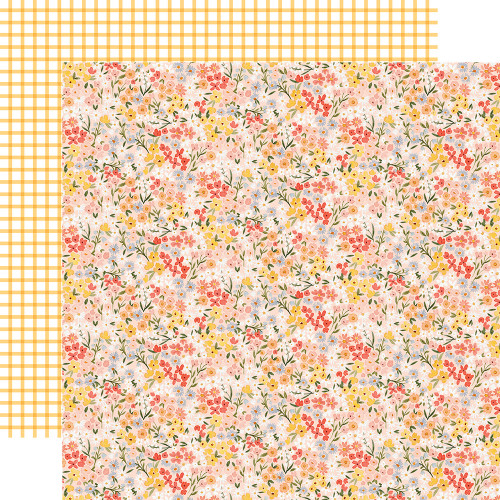 Carta Bella -  Double Sided Cardstock Kit 12 x 12 - Flora No. 5 - Happy Small Floral