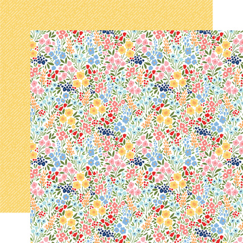 Echo Park - Double Sided Cardstock 12 x 12 - My Favorite Summer - Summer Stems