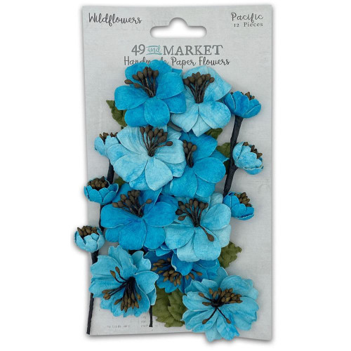 49 and Market  - Wildflowers Paper Flowers - 12/Pkg - Pacific - WF-40353