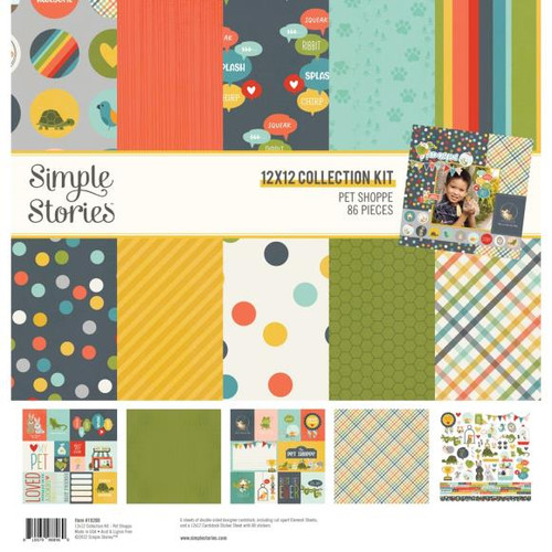 Simple Stories - Collection Kit 12"X12" - Pet Shoppe - PET19200
