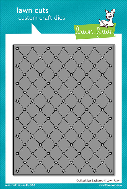 Lawn Fawn - Lawn Cuts - Quilted Star Backdrop - LF3451