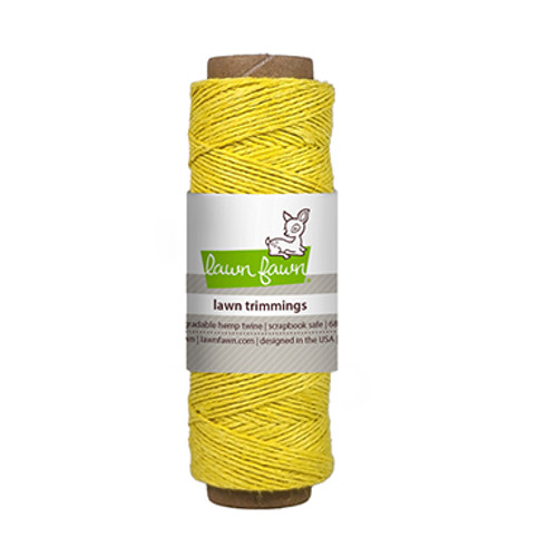 Lawn Fawn - Lawn Trimmings Hemp Twine 68yd - Yellow - LF3460