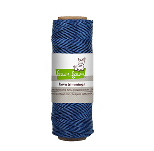 Lawn Fawn - Lawn Trimmings Hemp Twine 68yd - Denim Blue - LF3463