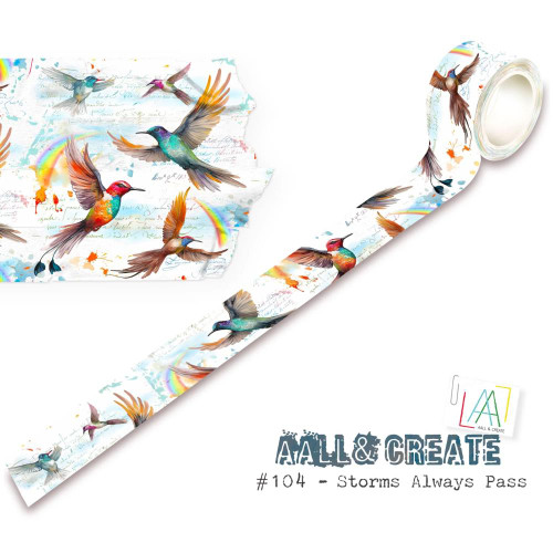 AALL & Create - Washi Tape - Storms Always Pass #104 - (AALL-MT-104)