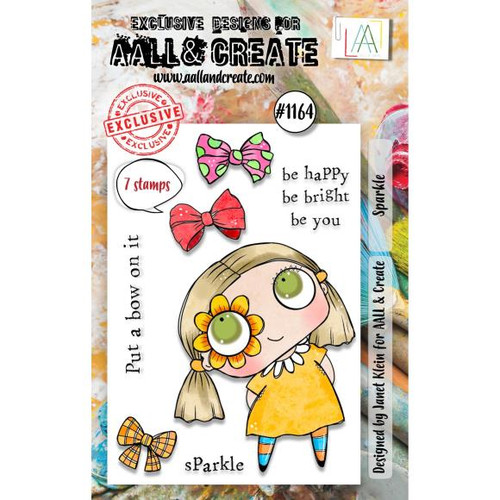 AALL & Create - A7 Photopolymer Clear Stamp Set - Sparkle #1164
