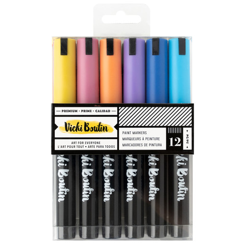 Vicki Boutin Mixed Media Paint Markers -12/Pkg - VB031492