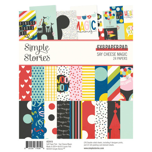 Simple Stories - Double-Sided Paper Pad 6"X8" 24/Pkg - Say Cheese - Magic