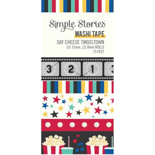 Simple Stories - Washi Tape - Say Cheese - Tinseltown