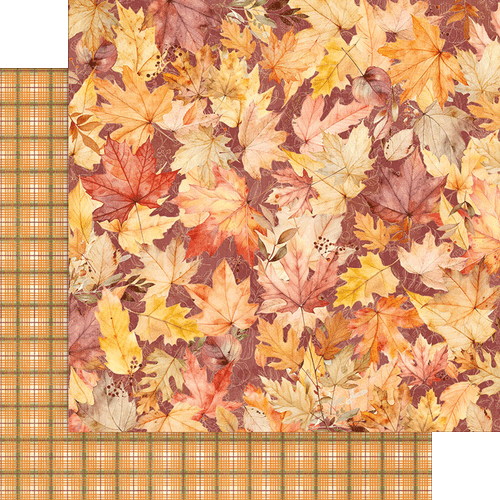 Graphic 45 - Double-Sided Cardstock 12"X12" - Autumn Greetings - Fall Foliage