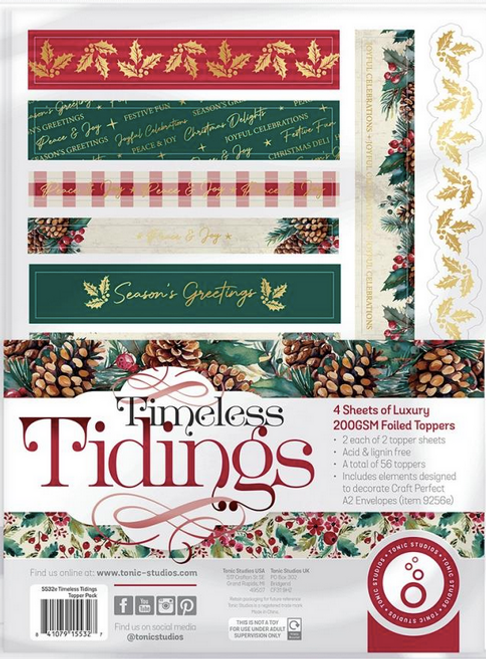 Tonic Studios - Topper Set - Timeless Tidings - 5532E