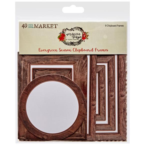 49 & Market - Chipboard Set - Frames - Evergreen Season - ES-28560