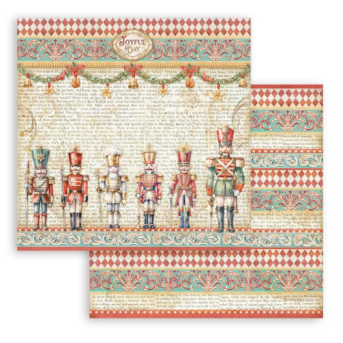 Stamperia - Double-Sided Cardstock 12"X12" - The Nutcracker - Soldiers - SBB1018