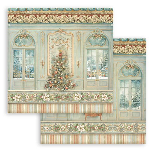 Stamperia - Double-Sided Cardstock 12"X12" - The Nutcracker - Christmas Tree - SBB1019