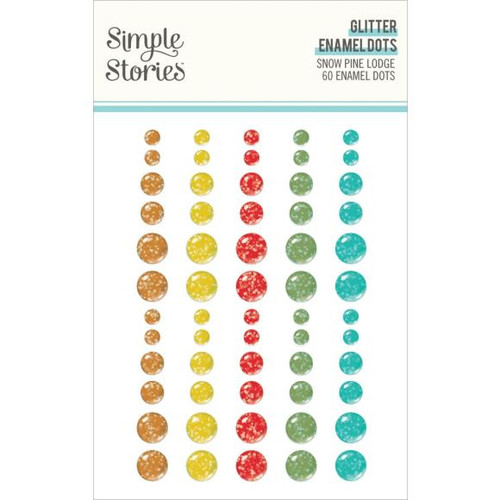 Simple Stories - Snow Pine Lodge - Enamel Dots - 23129