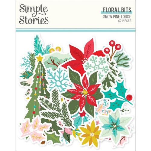 Simple Stories - Snow Pine Lodge - Bits & Pieces Floral - 23121