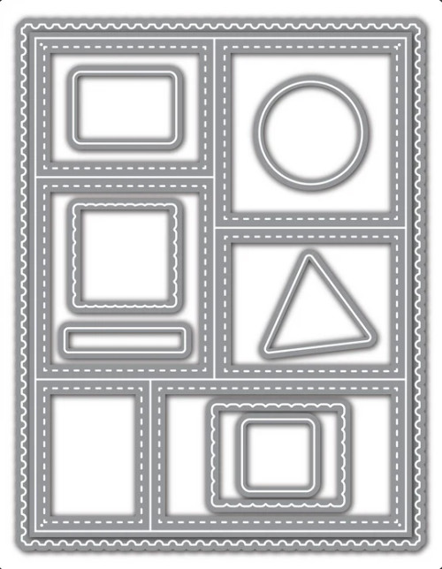 LDRS Creative - Nested Postage Collage Dies - 8484