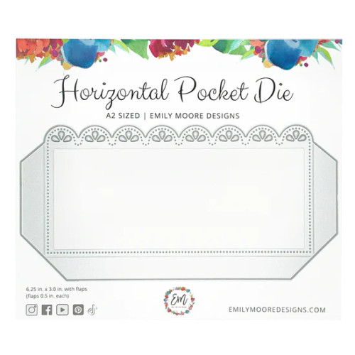 Emily Moore Designs - Metal Die A2 - Horizontal Pocket
