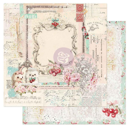 Prima - Double Sided Cardstock 12x12 - Cherry Sweet - Dreaming Of Pink Skies  - 981860 Prima - Double Sided Cardstock 12x12 - Cherry Sweet - Dreaming Of Pink Skies  - 981860