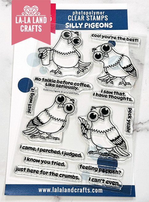 La La Land - Silly Pigeons Stamp Set - CL190