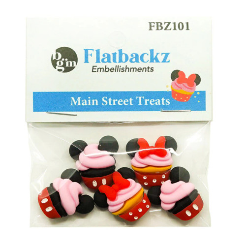 Buttons Galore : Flatbackz - Main Street Treats - FBZ101