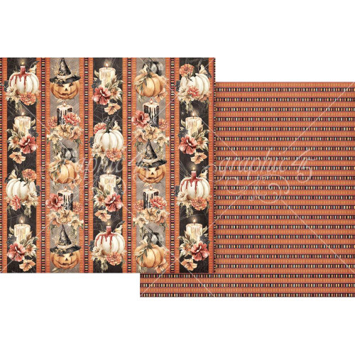 Graphic 45 - Double-Sided Cardstock 12"X12" - Ghostly Greetings - Sit For A Spell - 4503066