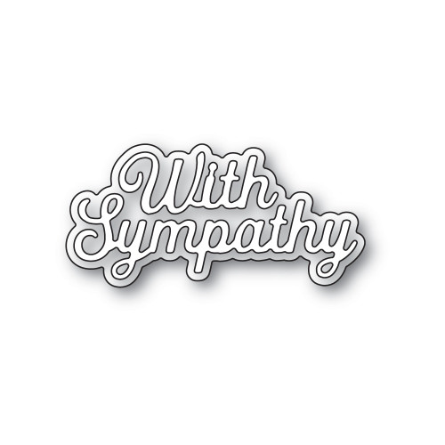 AIR Exclusive - Memory Box Dies - Everyday Sentiments - With Sympathy - A107 AIR Exclusive - Memory Box Dies - Everyday Sentiments - With Sympathy - A107
