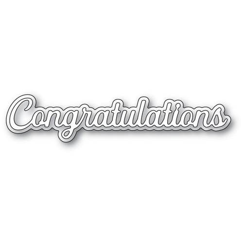 AIR Exclusive - Memory Box Dies - Everyday Sentiments - Congratulations - A119 AIR Exclusive - Memory Box Dies - Everyday Sentiments - Congratulations - A119