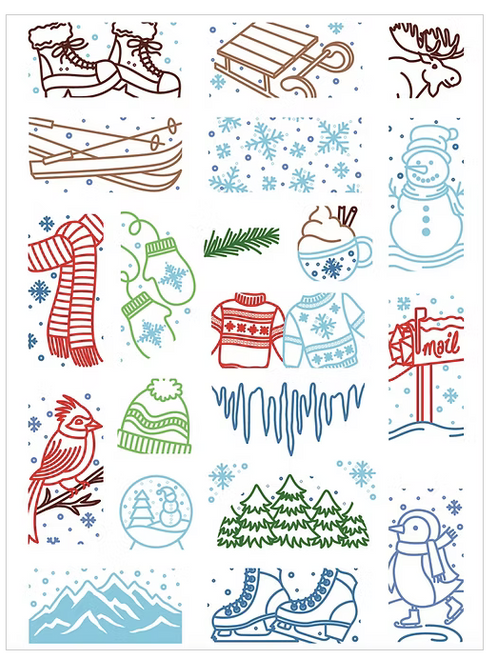 LDRS Creative - Snow Days Puzzle Scenes 6x8 -  3577