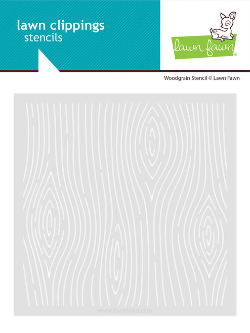 Lawn Fawn - Stencil - Woodgrain - LF3874