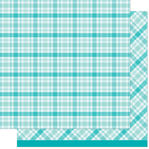 Lawn Fawn - 12x12 Dbl Sided Patterned Paper - Favorite Flannel Fall - Peppermint Tea - LF3827 Lawn Fawn - 12x12 Dbl Sided Patterned Paper - Favorite Flannel Fall - Peppermint Tea - LF3827