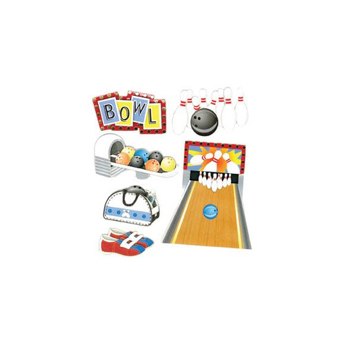 Jolee's Le Grande Dimensional Stickers - Bowling Alley