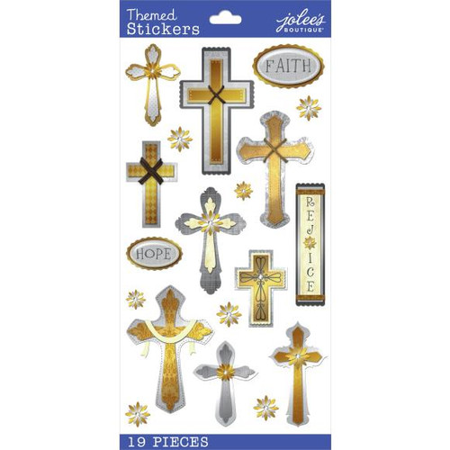 Jolee's Boutique Themed Embellishment - Faith Hope Rejoice