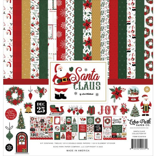 Echo Park - Collection Kit 12"X12" - Santa Claus - SC457016 Echo Park - Collection Kit 12"X12" - Santa Claus - SC457016
