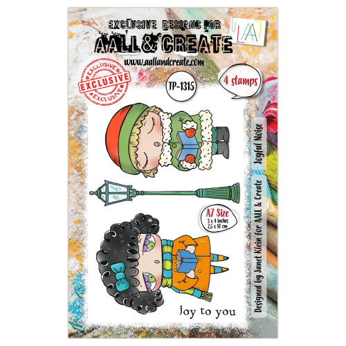 AALL & Create - A7 Photopolymer Clear Stamp Set - Joyful Noise - AALL-TP-1315