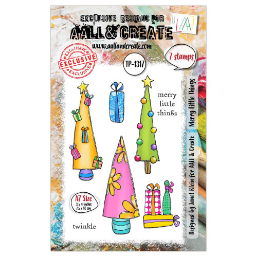 AALL & Create - A7 Photopolymer Clear Stamp Set - Merry Little Things - AALL-TP-1317