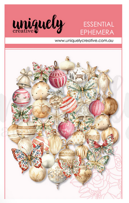 Uniquely Creative - Ephemera - Butterflies & Baubles - UCE2133
