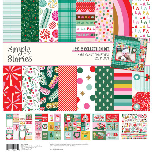 Simple Stories - Collection Kit 12x12 - Hard Candy Christmas - 25600