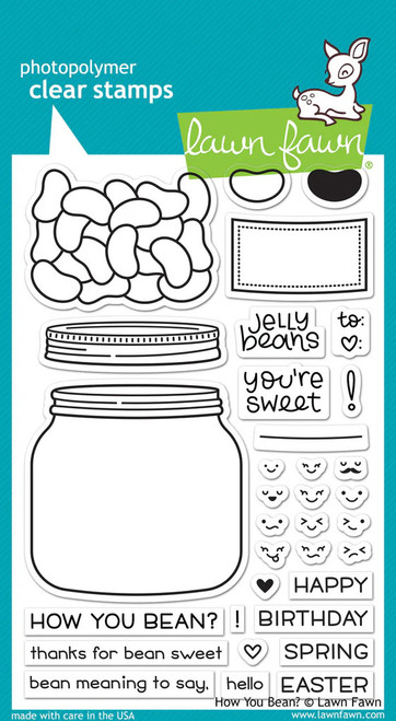 Lawn Fawn - Clear Stamp - How You Bean? - LF1325