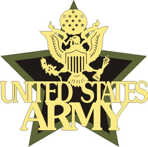 Petticoat Parlor - Paper Piecing Embellishments - United States Army - 11439