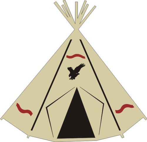 Petticoat Parlor - Paper Piecing Embellishments - Tee Pee - 10620