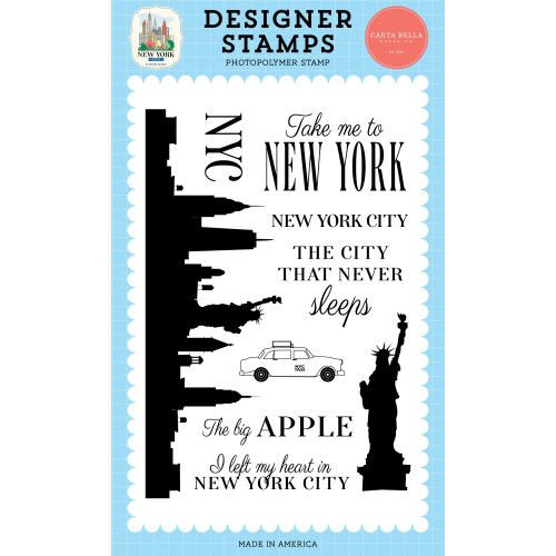 Carta Bella - Designer Stamp Set - New York - NYC - CBNYC471040