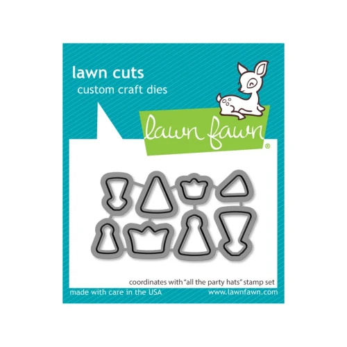 Lawn Fawn - Lawn Cuts Custom Craft Die - All the Party Hats - LF3173