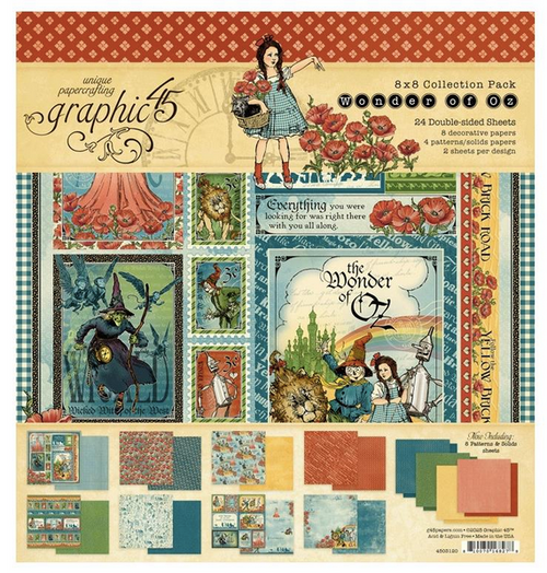 Graphic 45 - Collection Pack 8"X8" - Wonder Of Oz - 4503120