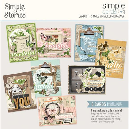 Simple Stories Simple Cards Card Kit - Simple Vintage Junk Drawer - 26035
