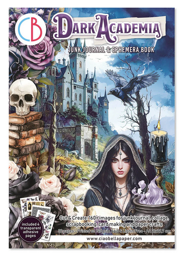 Ciao Bella -Junk Journal & Ephemera Book A4 32/Pkg - Dark Academia - CBB014