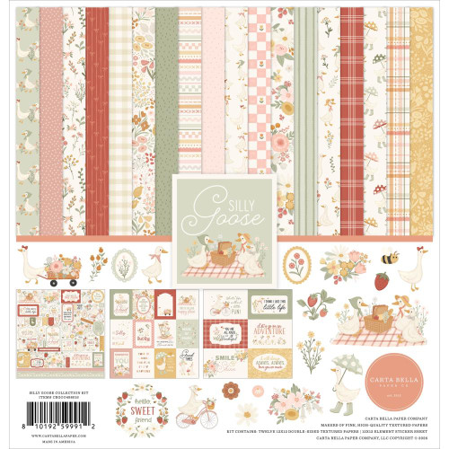 Carta Bella - Collection Kit 12"X12" - Silly Goose - CBGOO488016